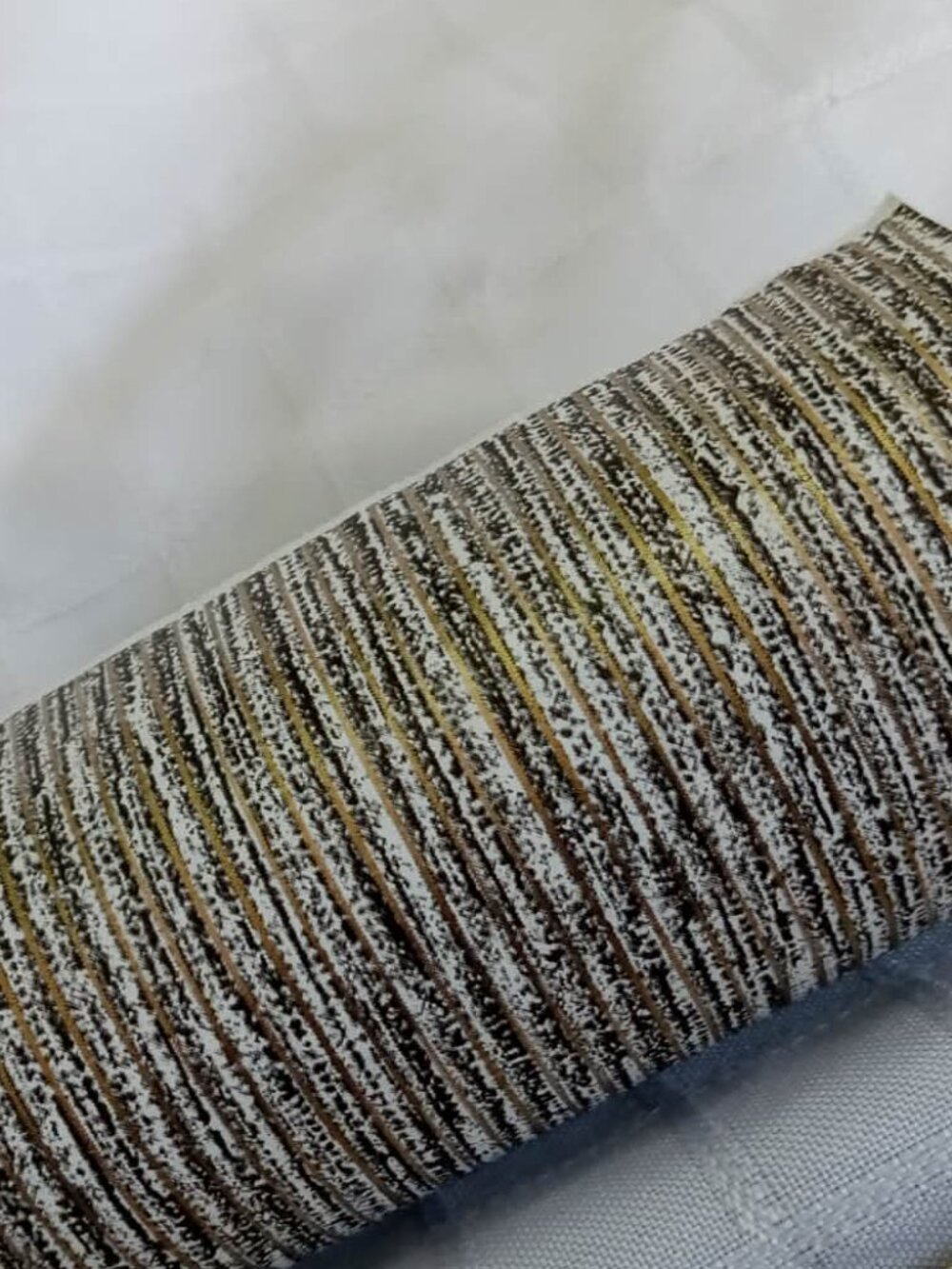Remaining lengths of high-quality vintage wallpaper roll for small projects